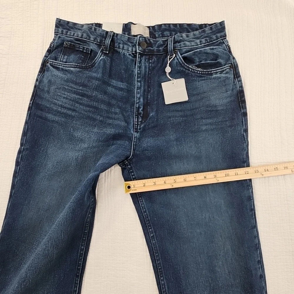 Hickey Freeman Jeans‎ Men's 36x32 Medium Wash Straight Leg NEW 100% Cotton NWT